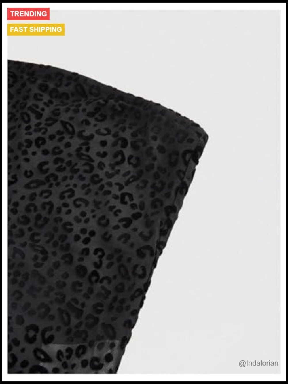 Leopard Mesh Strapless Tube Top Crop Bandeau Night Out - Picture 4 of 6
